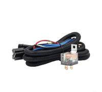 80A Transparent Waterproof Relay with Integrated Wiring Harness, 12V/24V High Temp Nylon Automotive Power Relay for Car Truck Boat for modification, 1.2m Wire(12V)