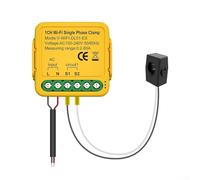 80A WiFi Energy Monitor with Current Transformer Clamp for Accurate Power Usage Tracking, Monthly kWh Reports and Remote App Access (way)
