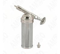 80Cc Mini Stainless Steel Push Grease Gun With 2 Precision Tips