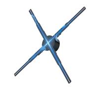 80CM 3D Hologram Fan Projector, 928 LED Beads 2000 * 928 Holographic Player, Support Video Shop Advertising Display Festival Light Festival Advertising Display