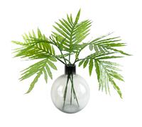 Leaf 80Cm Ball Vase Artificial Tropical Palm Leaves