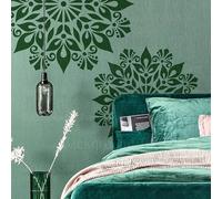80cm Big Large Mandala Flower Round Exotic Stencils For Walls Templates On The Wall To Paint Decorate Decor Crafts Template Size Painting Portable Decorative Extra Patterns