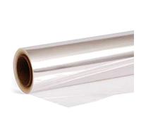 80cm Clear Cellophane Film Gift Hamper Basket Wrap Acetate 40 Micron Florist Quality Bouquet Celophane (50M Roll)