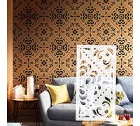 80cm Damask Template Custom Large Wall Painting Extra Mural Oversized Dimensional Portable for Cloth Plaster Decorative for Ceiling S654