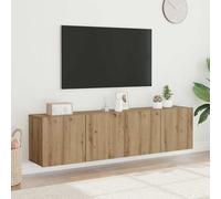 TV Cabinets Wall-Mounted Floating TV Unit Floating Shelves TV Stand vidaXL