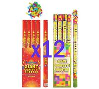 80cm Giant Confetti Shooter Party Wedding Poppers Compressed Air Cannon x12