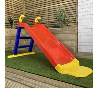 80cm Kids Indoor Outdoor Freestanding Plastic Slide with Ladder and Extension