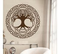 80cm Mandala Celtic Tree Of Life Stencils For Walls On The Wall To Paint Crafts Reusable Painting Plaster Large Portable Template Washing Machine Decorate Putty Decor Floor