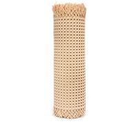 80cm Natural Rattan Cane Roll Pre-Woven Open Weave Fabric for Furniture Chair Caning and Ceiling Applications (Size: 70x300cm) - Bamboo Material