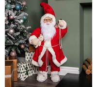 80cm Red Standing Mega Papa Noel Santa Claus Indoor Decoration Samuel Alexander Multi One Size