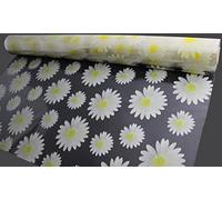 80cm x 10m Daisy Florist Cellophane Roll Film Hamper Gift Wrap (4894-10)