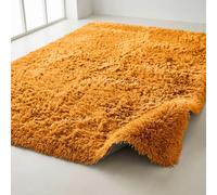 (80cm x 300 cm OR 2 ft 6 in x 10 ft- Exrta Large Runner, Yellow/ Ochre- Shaggy Rugs) Modern Living Room Rugs Shaggy Fluffy Bedroom Soft Carpets Runner Indoor Outdoor Rug Floor Mats