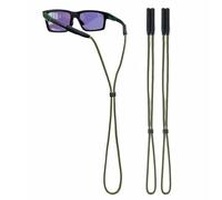 80Days Adjustable Eyeglass Strap: Nylon Retainer for Glasses and Sunglasses with Silicone Grips, Secure Fit