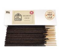80g Large pack Oud - Incense Stick NATURAL LUXURY AUTHENTIC EMIRATI SCENT Non toxic (80 grams per box, Long Lasting Burn Time approx 55mins+ per stick) prayer yoga thick meditation, handmade,