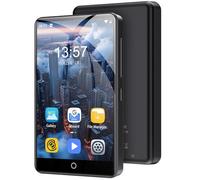 80GB MP3 Player with Bluetooth and WiFi, Mp3 & Mp4 Music Player with Spotify, Amazon Music, Deezer, Audible, Browser, 4.0" IPS Touch Screen Android Player with Speaker, FM Radio, Up to 512GB（Black）