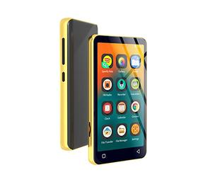 80GB MP3 Player with Bluetooth and WiFi, MP4 MP3 Player with Spotify 4" Full Touch Screen, Android Music Player with Pandora, HiFi Sound Walkman Digital Audio Player with Speaker (Gold-Black)