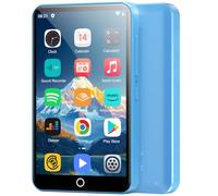80GB MP3 Player with Bluetooth and WiFi, Oilsky 4.0" IPS Touch Screen MP3 Player with Speaker, Music Player with Spotify, Audible, Amazon Music, MP4 Android Music Player Up to 512GB (Blue)