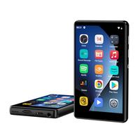 80GB MP3 Player with Bluetooth and WiFi-SWOFY 4" HD Full Touch Screen MP3 Player with Spotify, Amazon Music,YouTube,Libby,Android MP4 Music Player for Kids Black