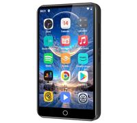 80GB MP3 Player, ZAQE M505 Bluetooth Music Player, HiFi Sound Digital Music, Built-in HD Speaker, FM Radio, Voice Recorder, Earphones Included, 4.0" Full HD Display (80GB-Black)