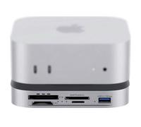 80Gbps Docking Station for Mac mini M4 & M4 Pro, USB4 2.0 Dock 7000MB/s | with NVMe Slot, CFexpress Type A/B Card Reader, UHS-II SD/microSD, Dual PWM Cooling Fans, Compatible with Thunderbolt 5/4