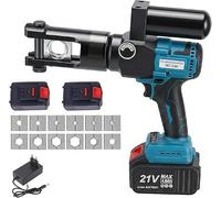 80kn Rechargeable Hydraulic Crimping Tool, 21v Lithium Battery Powered Hydraulic Crimping Tool 10-300mm²Electric Crimping Tool