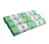 80L Compost Bag Compostable Swing Bin/dustbin Liners - 6 Rolls