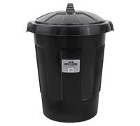80L Extra Large Dustbin 80 Litre Plastic Round Rubbish Bin Storage Waste + Lid
