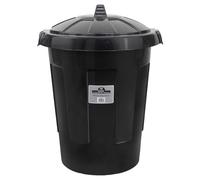 80L Extra Large Dustbin 80 Litre Plastic Round Rubbish Bin Storage Waste + Lid