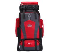 80L Lightweight Packable Hiking Backpack Small Hiking Backpack Daypack for Women Men Travel Camping Holiday Backpacks Men, red, A, Daypack Backpacks
