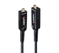 80m Fibre Optic Hybrid Micro-HDMI 8K60 LSZH Cable with Detachable HDMI