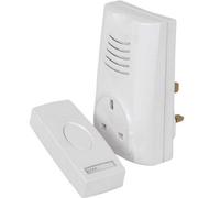 80M Wireless Remote Doorbell / Cordless Door Chime Uk Plug Through 16 Melodies