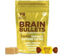 80mg Caffeine & 160mg L-Theanine Chews | Coffee Caramel | 16 Servings