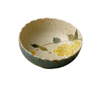 80ml/2.5oz Ceramic Christina Flint Red Tea Cup Household Fresh Tea Kung Fu Tea Set-Chinese Rose