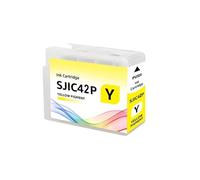 80ml SJIC42P SJIC41P Ink Cartridges Compatible For Epson CW-C4000e | For C4000/C4000U, EU/NA Versions, Color Label Printing Supply(EU. SJIC42-Y)