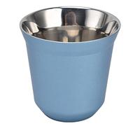 80ml Stainless Steel Coffee Mug Double Wall Vacuum Insulated Heat Proof Mini Coffee Cup for Camping Travel Office Use Premium 304 Stainless Steel 6.2cm 85g Capacity (80ml)