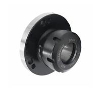 80mm/100mm/125mm Diameter ER16 ER20 ER25 ER32 Collet Chuck Carbon Steel Fixing Chuck Holder ER Collet Chuck(ER16-D45 (4 Holes))