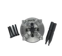 80mm 4 Jaw Lathe Chuck Manual Self-Centering 3" Chuck K02-80B Hardened Steel for Wood Lathe