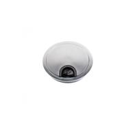 (Ø80mm Aluminium) Computer Metal Grommet for Desk Table Cable Tidy, Outlet Wire Cover 60mm 80mm