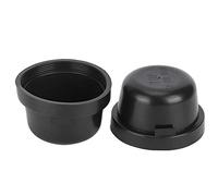 80mm Black Rubber Headlight Dust Cap - Perfect for LED Headlight Retrofit, Protects Against Dirt and Moisture with 75mm Compatibility