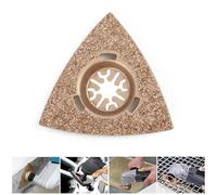 80mm Carbide Triangle Rasp Designed for Efficient Grinding of Tile, Concrete, Stone, and Wood with Optimal Performance