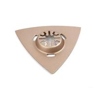 80mm Carbide Triangle Rasp Oscillating Tool Blade, Multi Tool Accessory for Coarse Grinding Tile, Stone, Concrete, Wood, Triangle Sanding Attachment, Carbide Grit Rasp, Tile