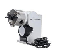80mm Chuck Rotating Shaft CNC Milling Machine Driving Head Rotary Fixture DC24V for Engraving Cutting Tools
