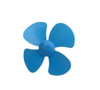 80mm Four-blade Propeller Blue for Model Making Fit 2mm electronic starter Shaft DIY Fan Blade Boat Paddle Accessories High MQXFCZUX