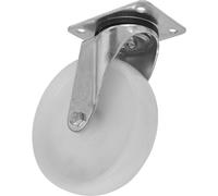 80mm Heavy Duty Swivel Plate Castor Wheel 30mm Tread Nylon with Aluminium Core