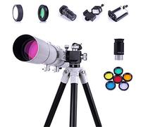 80mm Large Space Astronomical Telescope for Beginners, Compact Children's Science Refractor Kidsng Scope Adults Monocula