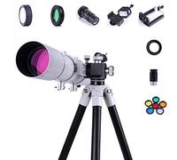 80mm Large Space Astronomical Telescope for Beginners, Compact Children's Science Refractor Kidsng Scope Adults Monocula