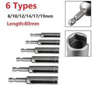 80mm Nut Driver Socket for Hexagon Tools Quick Change and Release Design (10mm)