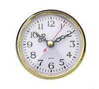 80mm Quartz Clock Mechanism for Replacing Old Clocks or For DIY Projects (black)