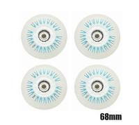 (80mm, Red) 4pcs Flash Inline Skate Wheels 90a Led Lighting Skating Wheels 80 76 72 68