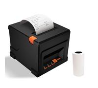 80mm USB Receipt Printer POS Printer with Auto Cutter Desktop Direct Thermal Printing Compatible with Support ESC/POS for Shipping Business Restaurant Kitchen Supermarket Home Business Retail Store